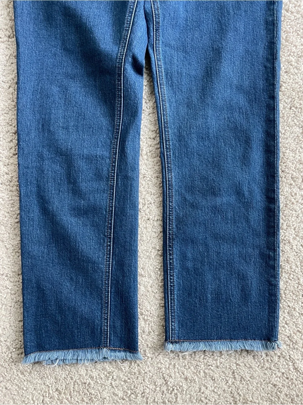 Kate Spade Broome Street Ditsy Embroidered Floral Straight Ankle Jeans Size 29